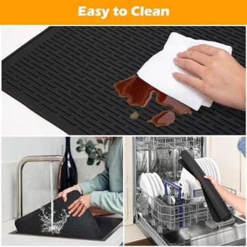 TOYOOSKY Silicone stove top covers guard for electric stove