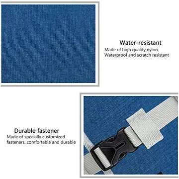 Electronic Organizer, BUBM Travel Cable Bag/USB Drive Shuttle Case/Electronics Accessory Organizer for Home Office, Light Blue