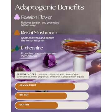 De Soi Champignon Dreams by Katy Perry - Sparkling Beverages, Natural Botanicals, Adaptogen Drink, Reishi Mushroom, Vegan, Gluten-Free, Ready to Drink 4-pack cans (8 fl oz)