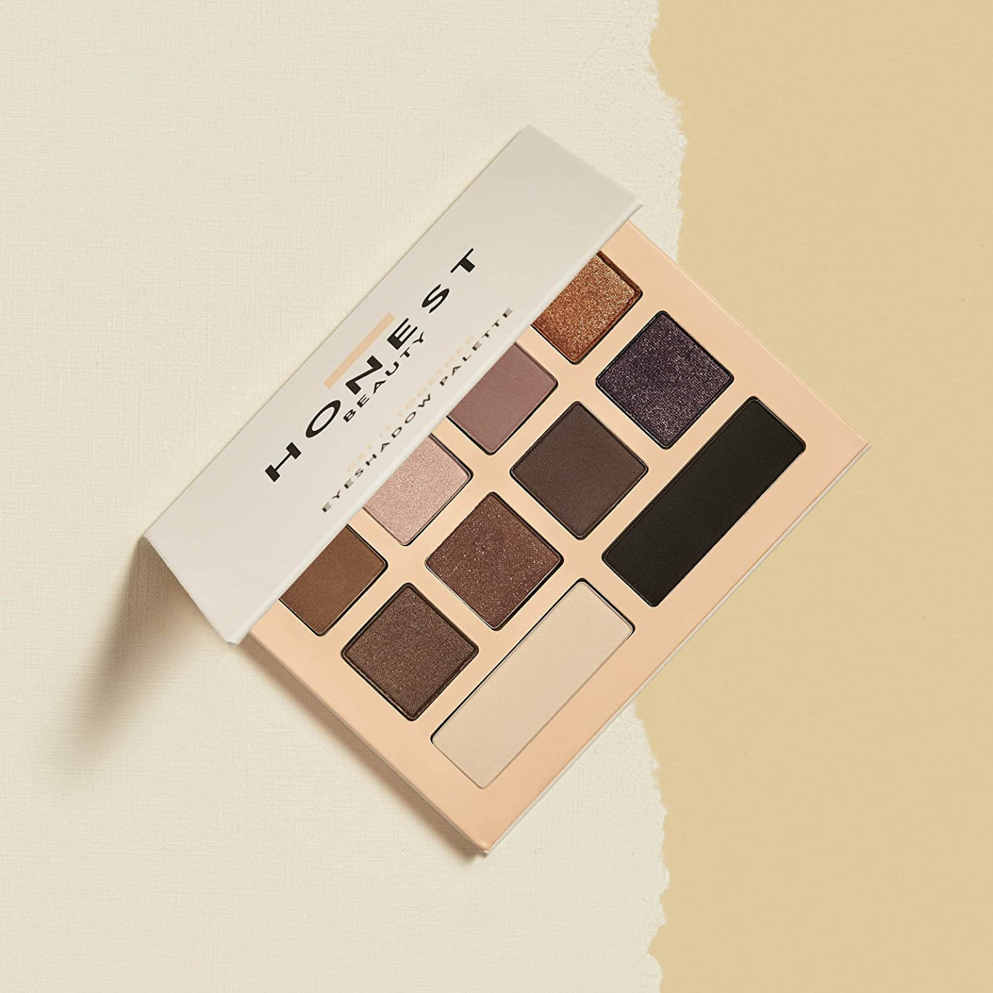 Honest Beauty Eyeshadow Palette with 10 Vibrant Shades