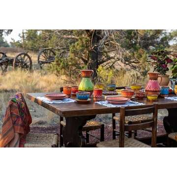 Cactus Canyon Ceramics Spanish Terracotta 2 Quart Pitcher, Yellow