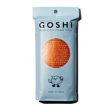 GOSHI Exfoliating Shower Towel for All Skin Types