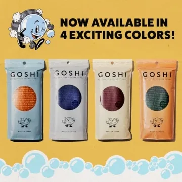 GOSHI Exfoliating Shower Towel for All Skin Types