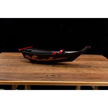 Japanese Sashimi Sushi Boat Serving Tray 19 Inches