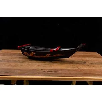 Japanese Sashimi Sushi Boat Serving Tray 19 Inches