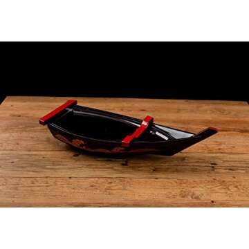 Japanese Sashimi Sushi Boat Serving Tray 19 Inches