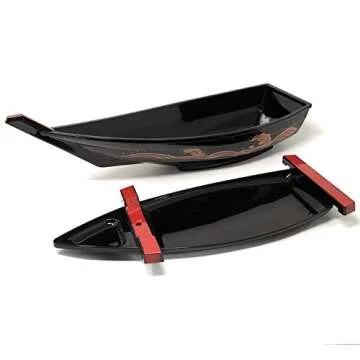 Japanese Sashimi Sushi Boat Serving Tray 19 Inches