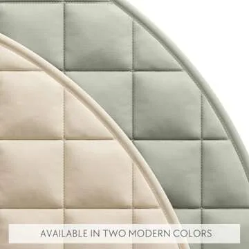 Beautiful Baby Play Gym and Tummy Time Mat - Soft Cotton Mat with 6 Cute Toys Creates The Perfect Activity Area for Your Girl/Boy - Stylish Infant Floor Playmat Fits Nicely with Any Playroom Decor