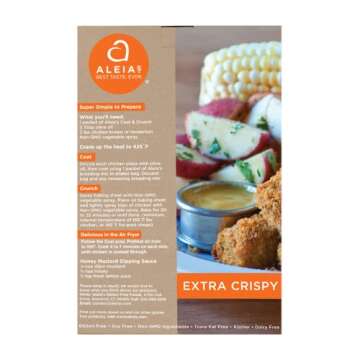 Aleia's Gluten-Free Coat & Crunch Extra Crispy Breading - 4.5 oz - Perfect for All Dishes!