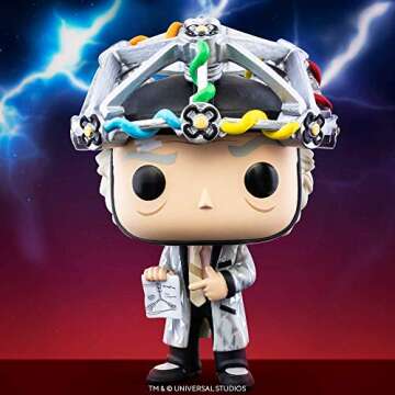 Funko Pop! Movies: Back to The Future - Doc with Helmet Vinyl Figure