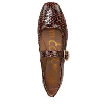 Chic Sam Edelman Michaela Mary Jane Flats - Stable Brown