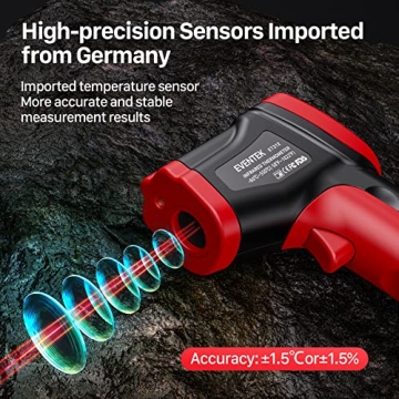 Eventek Infrared Thermometer Gun - Precision for All Cooking