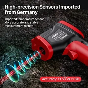 Eventek Infrared Thermometer Gun - Precision for All Cooking