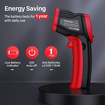 Eventek Infrared Thermometer Gun - Precision for All Cooking