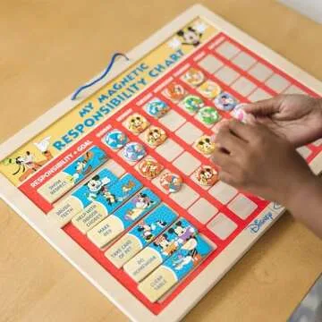 Melissa & Doug Disney Mickey Mouse Clubhouse My Magnetic Responsibility Chart - Routine, Reward Boar...
