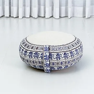 Leewadee Meditation Cushion Set with Kapok Pillows