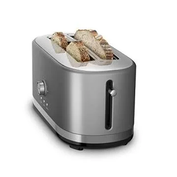 Stylish KitchenAid 4-Slice Toaster with High Lift Lever