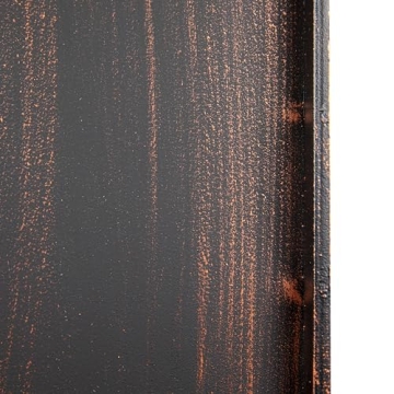 Creative Co-op 27" Rustic Metal Accent Table in Bronze