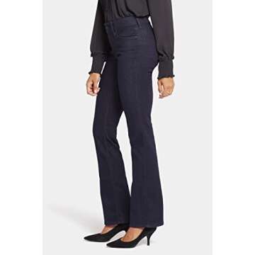 NYDJ Womens Barbara Boot-Cut Jeans, Rinse, 8 US