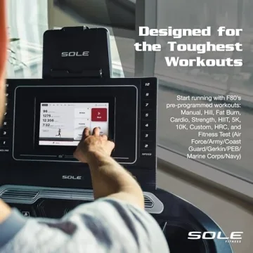 Sole F80 Treadmill - Foldable, Bluetooth, Touch Screen