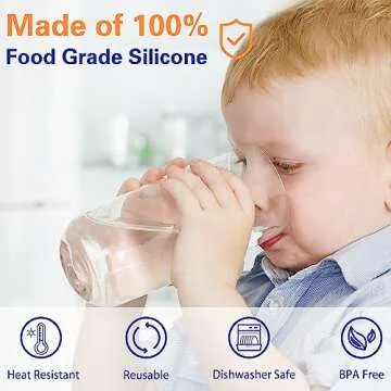 Gofriipai Silicone Reusable Caps for Water Bottles