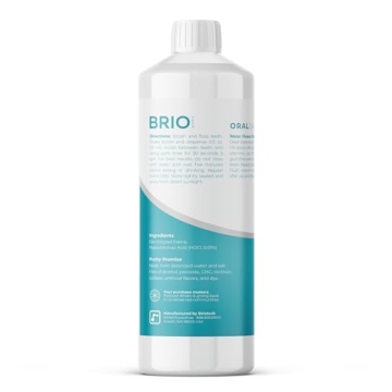 BRIOTECH Pure Hypochlorous Acid Alcohol-Free Mouthwash