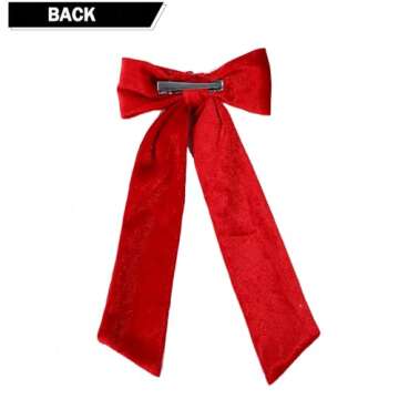 Stylish 2PCS Velvet Hair Bows for Girls and Women