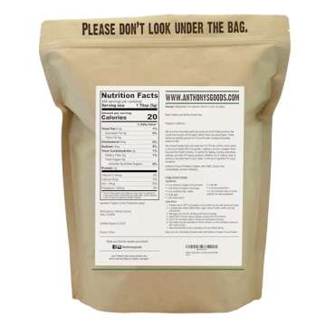 Anthony's Organic Raw Cocoa Powder, 5 lb, Batch Tested and Verified Gluten Free & Non GMO