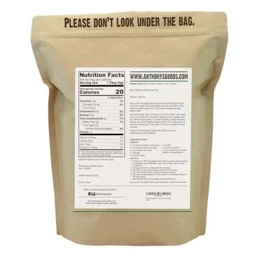 Anthony's Organic Raw Cocoa Powder, 5 lb, Batch Tested and Verified Gluten Free & Non GMO