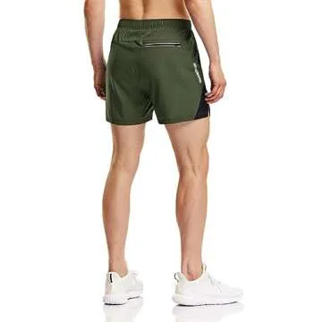ATHLIO Men's Quick Dry Running Shorts with Pockets