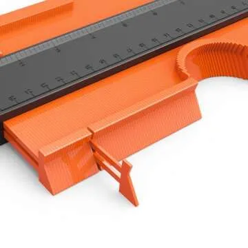 Zozen 2Pack Contour Gauge, Engraved Scale - Not Fade, 10'' and 6'' Contour Gauge Profile Tool Duplicator with Lock, Measure Copy Tool, Cool Gadgets for Men, Gifts for Men Dad Husband.