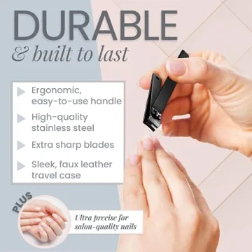 Tweezer Guru Nail Clippers Set - Stainless Steel Quality