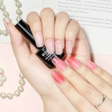 MIZHSE Jelly Gel Nail Polish Set - 12 Vibrant Colors