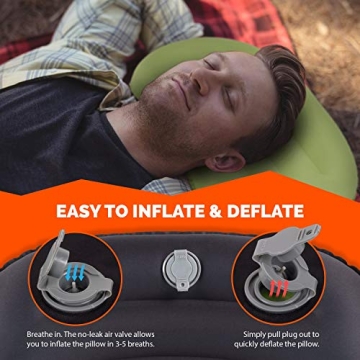 Inflatable Travel Pillow - Lightweight & Ergonomic