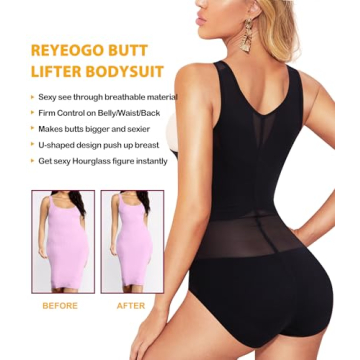 REYEOGO Women's Bodysuit for Ultimate Tummy Control