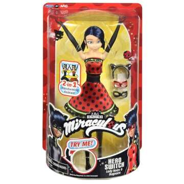 Miraculous Ladybug 10.5" Switch Doll by Playmates