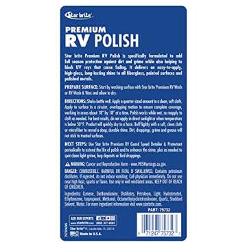 STAR BRITE Premium RV Polish - Ultimate Protection for Fiberglass, Painted Surfaces & Metals 32 OZ (...