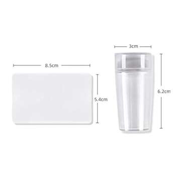 3 Sets French Nail Stamper Easy Nail Art Gift for Women