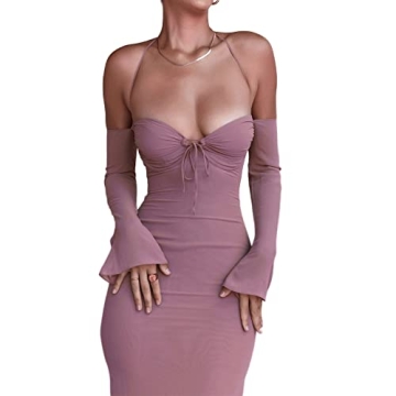 Stylish Backless Maxi Dress - Trendy Summer Bodycon Dress