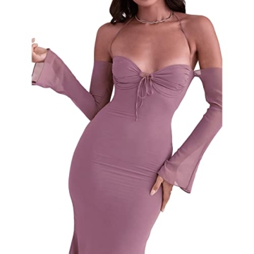 Stylish Backless Maxi Dress - Trendy Summer Bodycon Dress