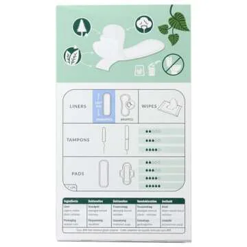 Natracare Mini Panty Liners for Sensitive Skin - 30 Pack