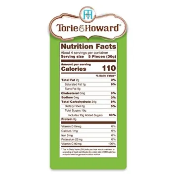 Torie and Howard Chewie Fruities, Organic Sour Candy