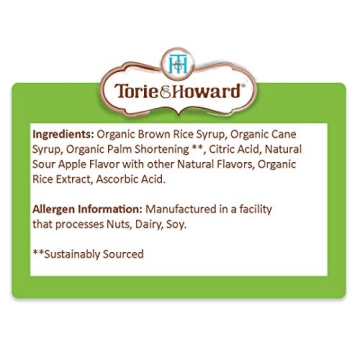 Torie and Howard Chewie Fruities, Organic Sour Candy