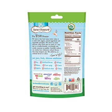 Torie and Howard Chewie Fruities, Organic Sour Candy