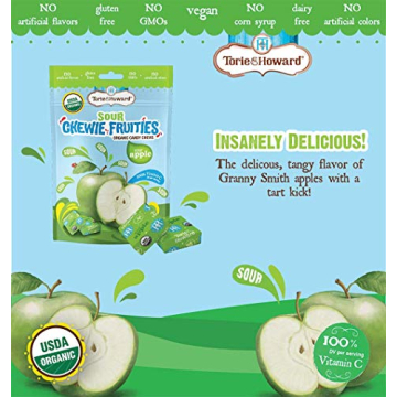 Torie and Howard Chewie Fruities, Organic Sour Candy