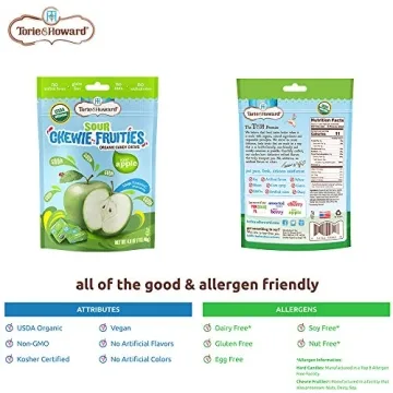 Torie and Howard Chewie Fruities, Organic Sour Candy
