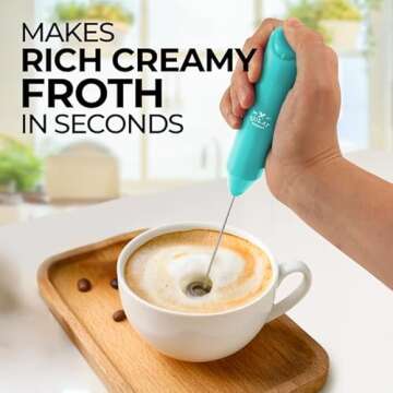 Zulay Froth Mate Powerful Milk Frother for Coffee