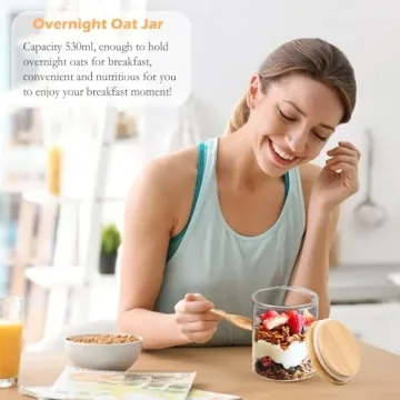 Yalucky Spice Jars Set - Stylish Airtight Kitchen Containers