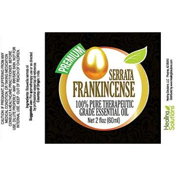 Healing Solutions Frankincense Essential Oil 60ml Pure Therapeutic