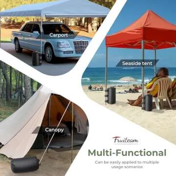 FRUITEAM Water Weight Bags for Canopy Stability